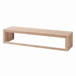 Garderobehylde stor, i bambus