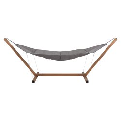 Hngmatta inkl. stativ. i galvaniserad metall som kan st ute ret om