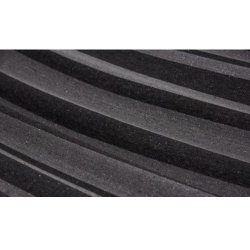 Svart och gr Hngmatta med stativ i stl