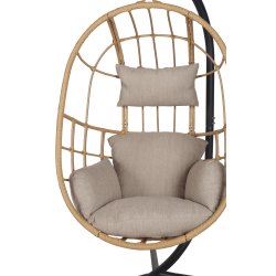 Jerry H�ngestol INKL.All-weather hynder og "natur" UV-beskyttet polyrattan-Skab Dit Eget Hyggehj�rne