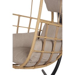 Jerry H�ngestol INKL.All-weather hynder og "natur" UV-beskyttet polyrattan-Skab Dit Eget Hyggehj�rne