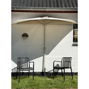 Emilio ST! halvparasol + Esma Parasolfod. PERFEKT HALVPARASOLST TIL ALTANEN!!!