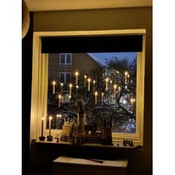 10 stk. Magiske sv�vende Harry Potter LED-lys m/tryllestav fjernbetjening 