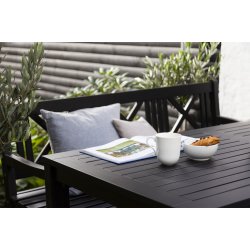 Rosenborg Trdgrdsbord fr 4-6 personer. Tillverkad  i Svart mlad mahogny