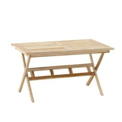 Havem�bels�t - Teak klapbord og 4 havestole uden arml�n