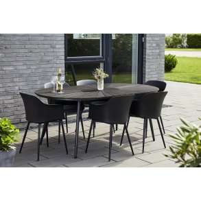 Vedligeholdelsesfrit havebord 4-8 Personer - 195X102 cm