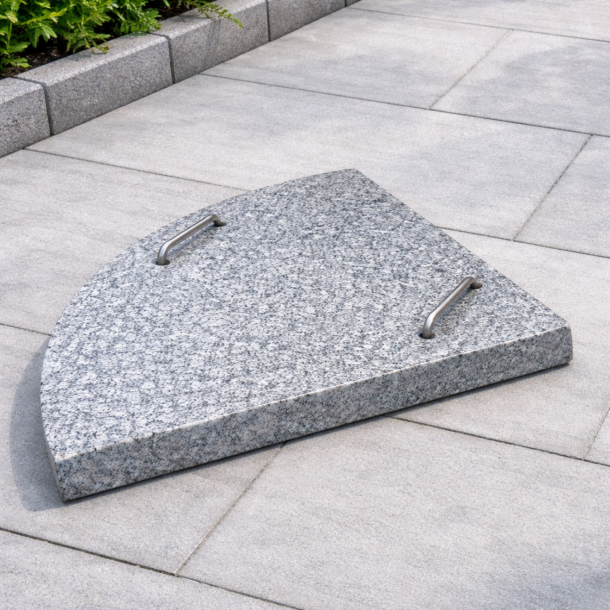 Bilbao Parasollfot platta gr� 22 kg