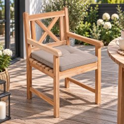 Sittdyna lyxig till fast stol 50x50 cm. V�lj f�rg. 