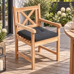 Sittdyna lyxig till fast stol 50x50 cm. V�lj f�rg. 