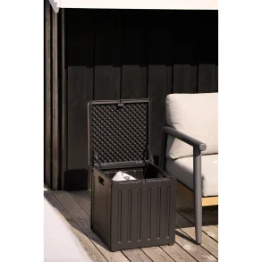 Vandt�t opbevaringsboks til s�dehynder, haveredskaber og andre sm�ting. Str. H50 x D44 x B42,50cm