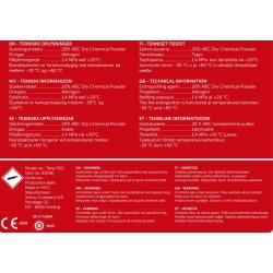 Pulverslukker - V�lg mellem 1 kg, 2 kg &amp; 6 kg 