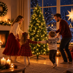 Kunstigt Juletr� med LED Lys � Naturtro Pine Green � 150/180 cm � Restparti