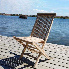 Mondena Foldestol Teak - Uden Armln