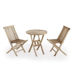 Mondena Teak Cafest med 2 klapstole 