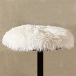 gte lammeskind fra new Zealand - diameter: 34 cm. - vlg farve: