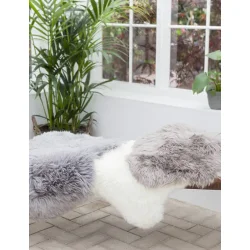 gte Lammeskind sde+ryg til sofa eller loungestol - 60 x 90 - vlg farve