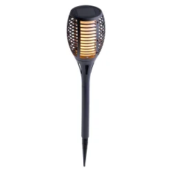 Solar Fakkel �10 � H58 cm � Stemningsfuld Havebelysning med Flammeeffekt