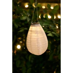 OUTFIT Solcellelanterne 20 � 29 cm � H�ngende LED Lanterne til Have &amp; Terrasse