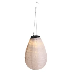 OUTFIT Solcellelanterne 20 � 29 cm � H�ngende LED Lanterne til Have &amp; Terrasse
