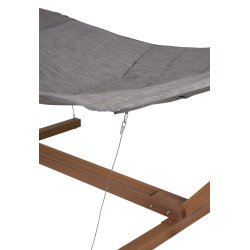 Hngmatta inkl. stativ. i galvaniserad metall som kan st ute ret om