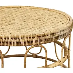 Hyggeligt loungest til 4 personer - i naturligt bambusflet