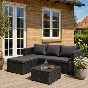 UV-skyddad loungeset Kreta, inkl. dynor och kuddar - V�lj f�rg