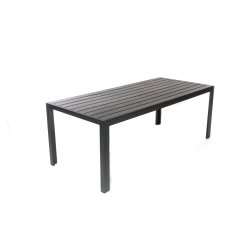 Havembelst sort - 100% vedligeholdelsesfrit med 6 stabelstole med armln