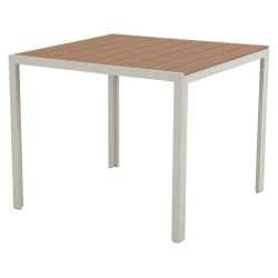 OUTFIT Havebord 90�90 cm � Aluminium &amp; Nonwood - f�s i flere farver