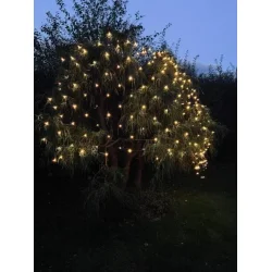 Lavenergi lysnet LED - 160 LED lys og 200cmx150cm. stort. Perfekt til juletiden