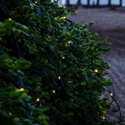 Rundt lysnet med batteriboks - perfekt til buske - Vlg lysnet strrelse og antal LED lamper