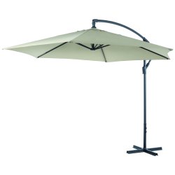 Hngeparasol  3  meter med vandtt polyesterdug + Dug har UV50+ solbeskyttelse.  Model: Malaga