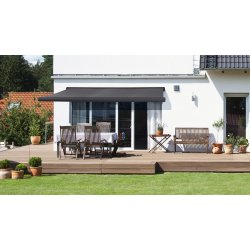 Markise EL motor og fuld kassette Str.: Lngde 4,80M. Udhng 3,00M. 