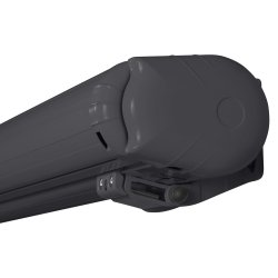Markise gr med LED LYS og EL motor og fuld kassette Str.: L: 3,5M. UD:3M.