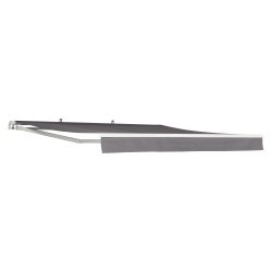 Markise manuel. Str.: Lngde 4,80M. Udhng 3,00M. Hvid/gr