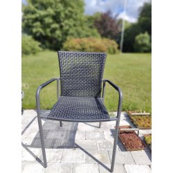 Elina stabelstol - UV-beskyttet polyrattan og alu