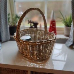 Naturvenligt flet kurv med hang - Vlg mellem 3 str.