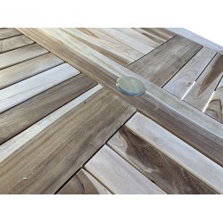Mondena Teakbord - Rundt. Str. : 110 cm 