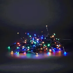 LED lavenergi lyskde der blinker i takt med musikken med batteriboks - Vlge lys farve