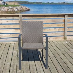 Vedligeholdelsesfri smt terrassest til 4 personer - vlg stolens farve