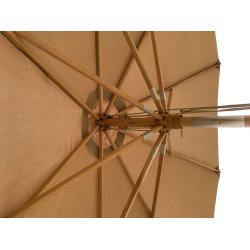 100 % vandtt Parasol m/2-delt stok. : 3M.  Vlg farve + Dug har UV30+ solbeskyttelse. Model: Nice