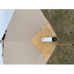100 % vandtt Parasol m/2-delt stok. : 3M.  Vlg farve + Dug har UV30+ solbeskyttelse. Model: Nice