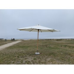 100 % vandtt Parasol m/2-delt stok. : 3M.  Vlg farve + Dug har UV30+ solbeskyttelse. Model: Nice