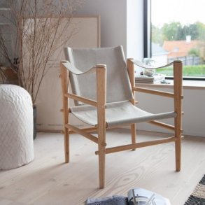 Noble safari stol - melange canvas