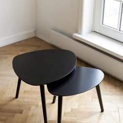 Noble insttningsbord svarta, 2 st.