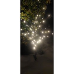 LED Lystr - Dobbelt timer og Batteriboks - fs i flere strrelser. 