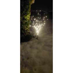 LED Lystr - Dobbelt timer og Batteriboks - fs i flere strrelser. 