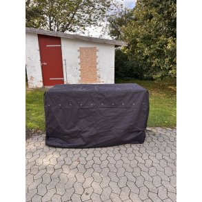 Eksklusivt cover til havembler i sort vandtt uv resistent kraftig polyester L175xD80xH100 cm