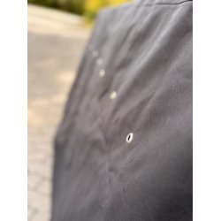 Eksklusivt cover til havembler i sort vandtt uv resistent kraftig polyester L175xD80xH100 cm