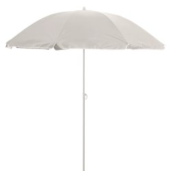 Praktisk strandparasol �180 cm � Parasol med solidt metalr�r - F�s i flere farver