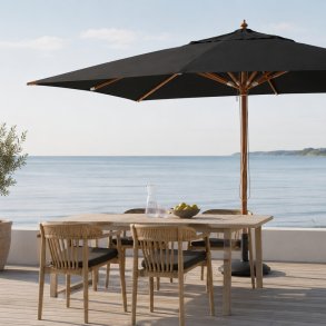 Parasol - Rektangul�r 2,5 x 3,5 m UV50+ olefin dug - 48 mm HEL stok - Flere farver!